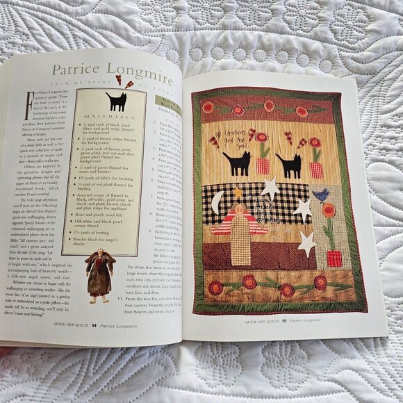 Quick-Sew Quilts Book By Best-Loved Designers Collection 1996 - Picture 9 of 11